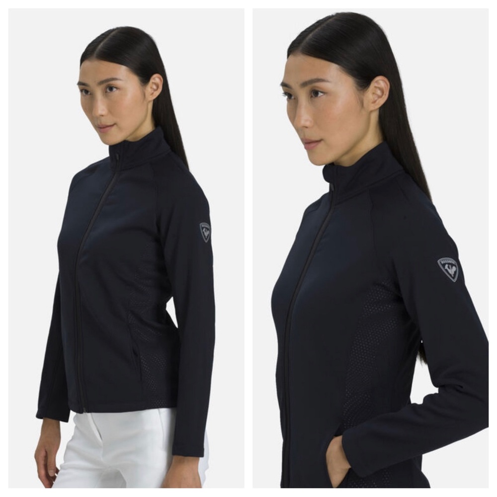 ROSSIGNOL Classique Classic Clim Layer Zip Jacket in Black